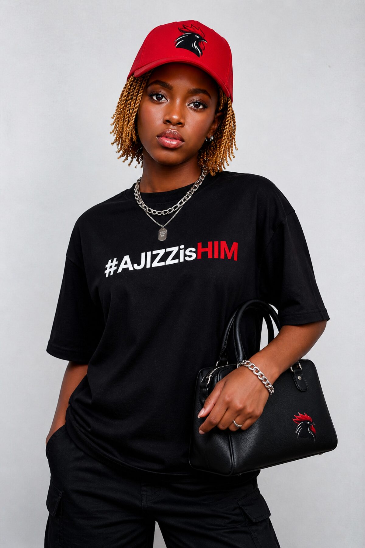 #AJIZZisHIM Tee — Black